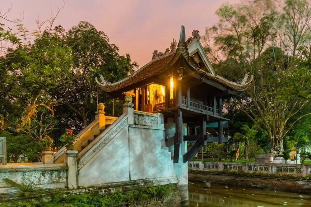 One Pillar Pagoda. Một Cột Pagoda