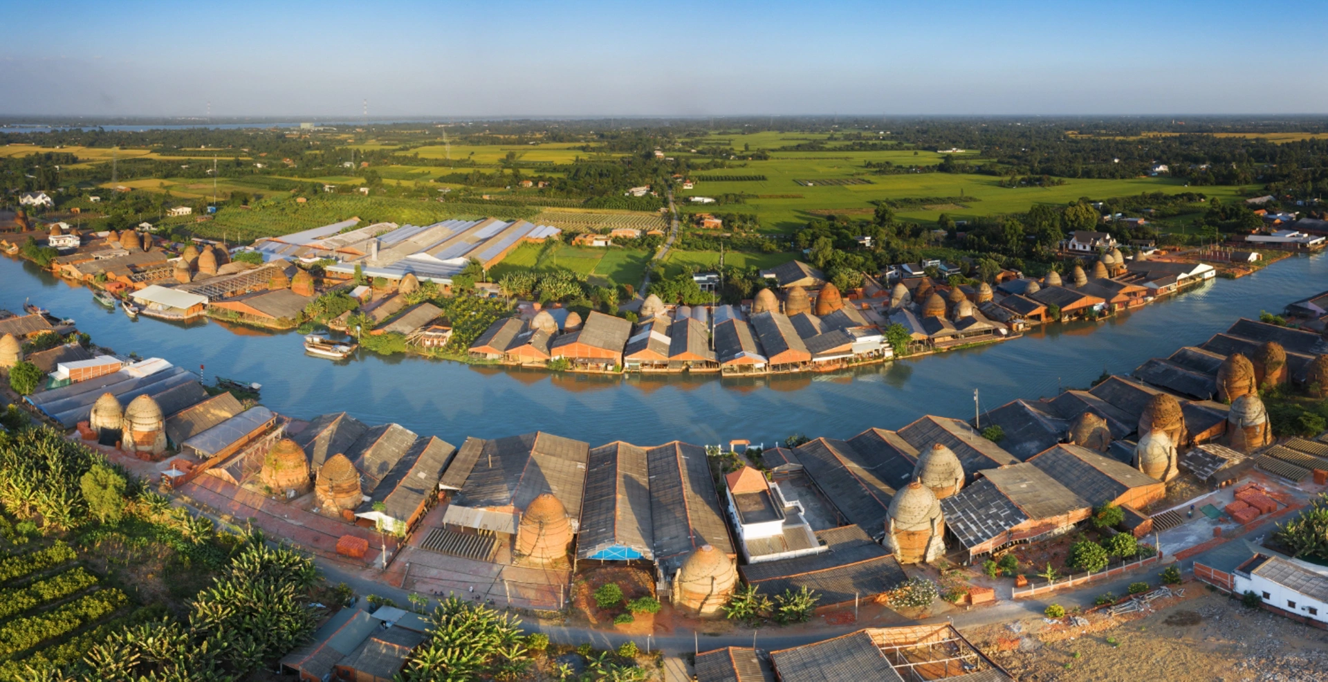 Panoramount the brick-making village in Mang Thít, Vĩnh Long